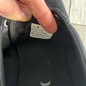 Skater boys shoes. I think I’ve grown that.Hurley men’s 9.5 #allblacks